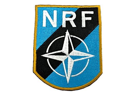 NATO Reaktionskraft NRF Gestickte Airsoft Klettverschluss-Flecken Patch von Patch Nation