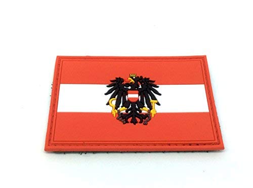 Österreich Flagge PVC Paintball Airsoft Moral Patch von Patch Nation