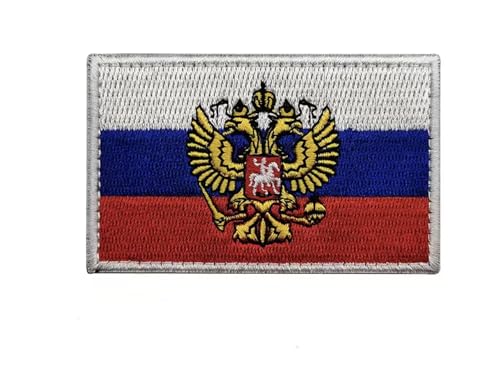 Patch Nation Aufnäher, Motiv: Russischer Russland, Doppelkopfadler, Militär, taktisch, Moral, bestickt von Patch Nation