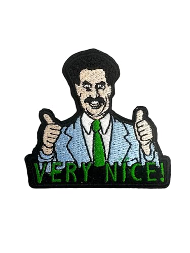Patch Nation Borat Very Nice Aufnäher zum Aufbügeln oder Aufnähen Patch Nation Borat Very Nice Aufnäher zum Aufbügeln oder Aufnähen von Patch Nation