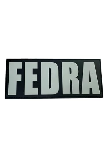 Patch Nation FEDRA Tactical Airsoft Paintball PVC Moral Patch (Grau) von Patch Nation