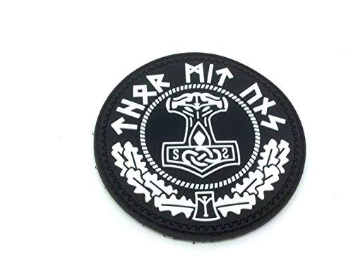Patch Nation Thor's Hammer Mjolnir Wikinger Viking PVC Airsoft Paintball Klett Emblem Abzeichen Patch Nation Thor's Hammer Mjolnir Wikinger Viking PVC Airsoft Paintball Klett Emblem Abzeichen von Patch Nation