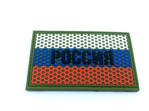 Russland Russisch Россия Mesh Gitter Wappen Flagge Airsoft Klettverschluss PVC Mannschaft Patch von Patch Nation