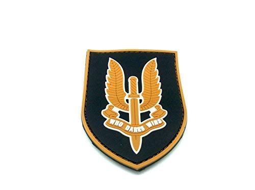 SAS Who Dares Wins PVC Airsoft Klettband Aufnäher SAS Who Dares Wins PVC Airsoft Klettband Aufnäher von Patch Nation
