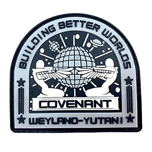 USCSS Covenant Crew Emblem Alien Weyland Yutani Airsoft PVC Klett Emblem Abzeichen Patch von Patch Nation