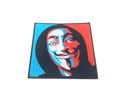 V for Vendetta Guy Fawkes Anonymous Nähen Einer Bestickt Eisen auf Patch V for Vendetta Guy Fawkes Anonymous Nähen Einer Bestickt Eisen auf Patch von Patch Nation