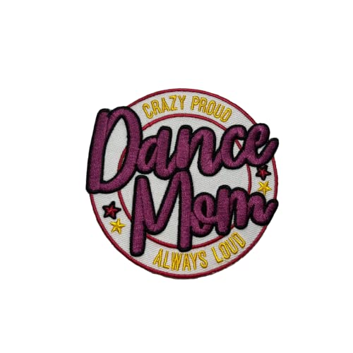 Patch Party Club Crazy Proud, Always Loud, Dance Mom, 1 Stück, bunt, zum Aufbügeln, für Jacken, Hüte und Taschen, Größe 7,6 cm, Geschenk für Mama Patch Party Club Crazy Proud, Always Loud, Dance Mom, 1 Stück, bunt, zum Aufbügeln, für Jacken, Hüte und Taschen, Größe 7,6 cm, Geschenk für Mama von Patch Party Club