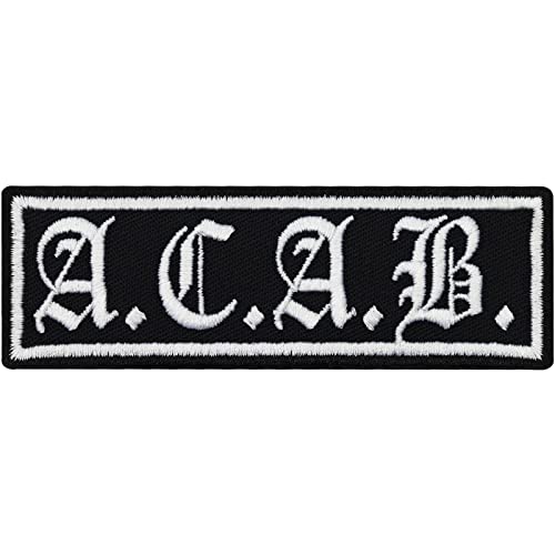 ACAB Old English Ultras Biker Rocker Anti Polizei Aufnäher Patch von Patch