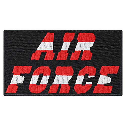 Austrian Airforce Patch: Bundesheer Aufnäher Luftwaffe, Army Militär Sticker zum aufnähen, Bundeswehr Geschenk Männer/Frauen DIY Applikation Jacke/Weste/Jeans/Uniform 90x60mm von Patch