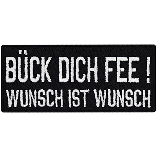 BÜCK DICH FEE, Wunsch ist Wunsch, Rocker Biker Heavy Metal Aufnäher Patch BÜCK DICH FEE, Wunsch ist Wunsch, Rocker Biker Heavy Metal Aufnäher Patch von Patch