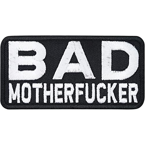 Bad Motherfucker Pulp Fiction Badass BFFB Biker Spruch Kutte Aufnäher patch von Patch