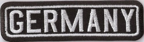 GERMANY Deutschland Motorrad Biker Rocker Rangabzeichen Aufnäher Patch Abzeichen GERMANY Deutschland Motorrad Biker Rocker Rangabzeichen Aufnäher Patch Abzeichen von Patch
