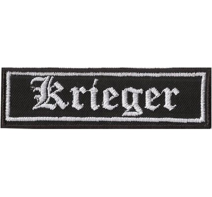 KRIEGER Odins Thors Hammer Biker Rocker Heavy Metal Patch Aufnäher Badge von Patch