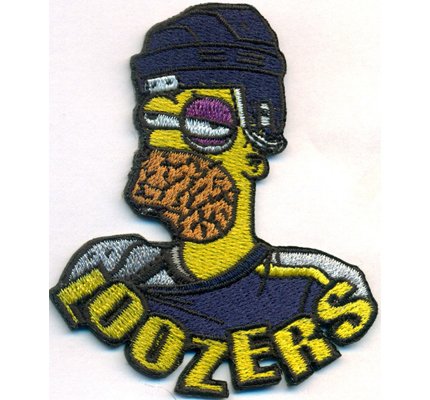 LOOZERS Homer Simpson Eishockey Icehockey Fanclub Trikot Aufnäher Patch Aufbügler von Patch