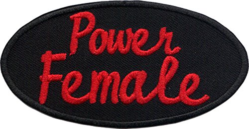 POWER FEMALE Biker Lady Girl Motorcycle Old Lady Patch Aufnäher Abzeichen Aufbügler von Patch
