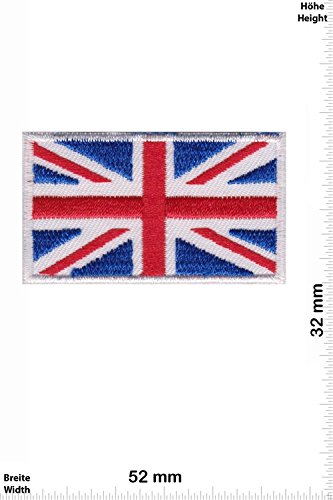 Patch - Flagge United Kingdom - union jack - 2 Stück - Flagge England - klein - Flag - Flaggen Patch - Länder Patch - Patches - Aufnäher Embleme Bügelbild Aufbügler von Patch