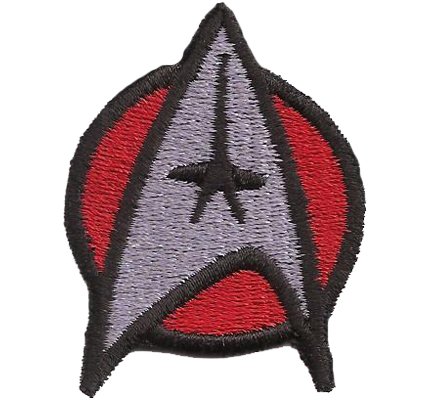 Patch StarT rek Captain Uniform Kostüm Rot Aufnäher Abzeichen Patch StarT rek Captain Uniform Kostüm Rot Aufnäher Abzeichen von Patch