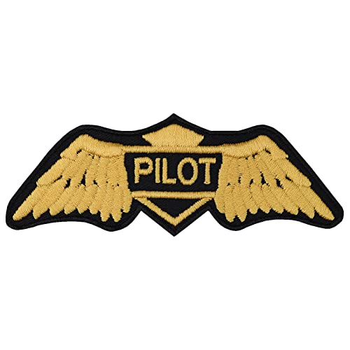 Piloten Aufnäher - Golden Wings US Air Force - Pilot - Luftwaffe - Flieger von Patch