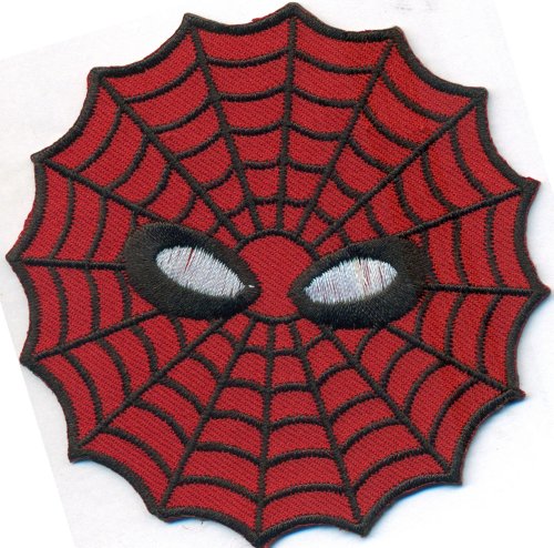 Spinnennetz Spidernet Spider Man Kostüm Uniform Bügelbild Aufnäher Aufbügler von Patch