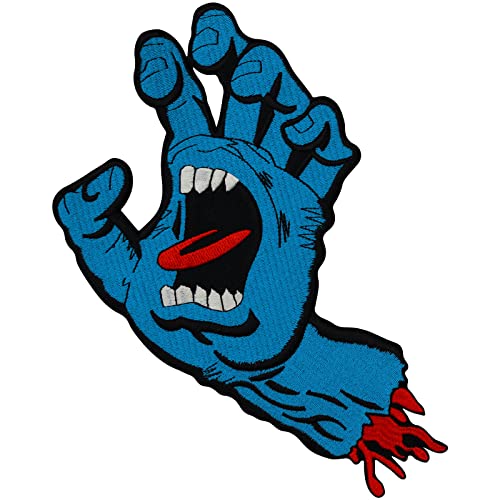 XXL Hand Schreiende Hand Hulk Monster Zombie Biker Rockabilly BACKPATCH Aufnäher von Patch