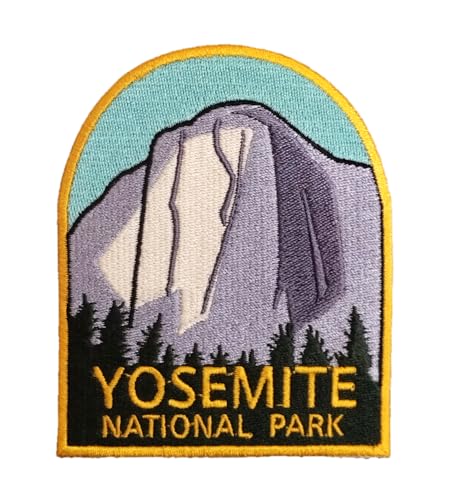 PatchClub Yosemite Aufnäher "Adventure Outdoors Hiking National Parks", 7,6 cm, bunt bestickt, zum Aufbügeln oder Aufnähen von PatchClub