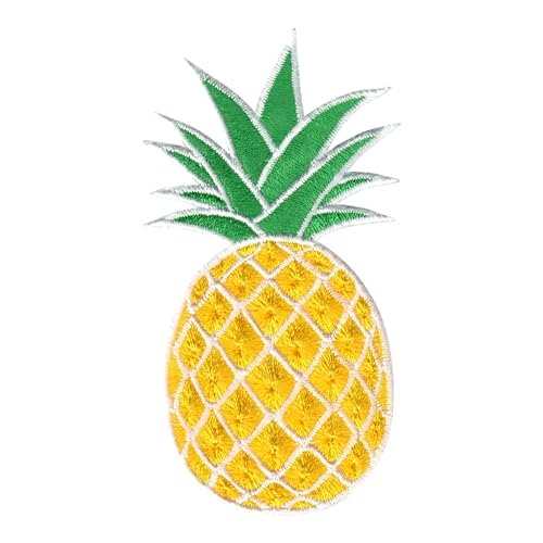 PatchMommy Ananas Patch Obst Aufnäher Applikation zum Aufbügeln Bügelbild - für Kleidung Jeans Jacken Kinder Baby PatchMommy Ananas Patch Obst Aufnäher Applikation zum Aufbügeln Bügelbild - für Kleidung Jeans Jacken Kinder Baby von PatchMommy