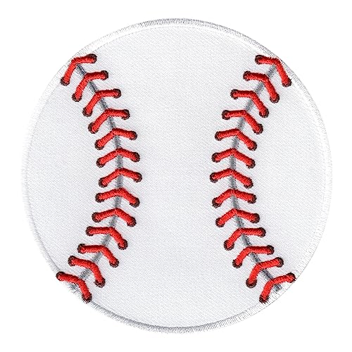 PatchMommy Baseball Patch Aufnäher Applikation zum Aufbügeln Bügelbild Softball Ball Sport - für Kleidung Jeans Jacken Kinder von PatchMommy