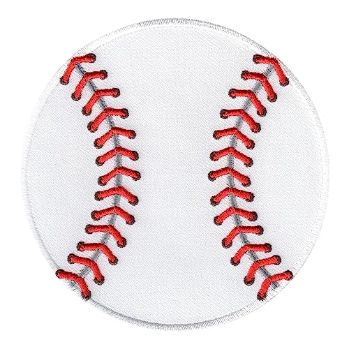 PatchMommy Baseball Patch Aufnäher Applikation zum Aufbügeln Bügelbild Softball Ball Sport - für Kleidung Jeans Jacken Kinder von PatchMommy