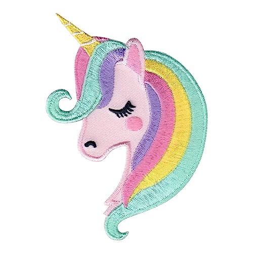 PatchMommy Einhorn Patch Aufnäher Applikation zum Aufbügeln Bügelbild - für Kleidung Jeans Jacken Kinder Baby PatchMommy Einhorn Patch Aufnäher Applikation zum Aufbügeln Bügelbild - für Kleidung Jeans Jacken Kinder Baby von PatchMommy