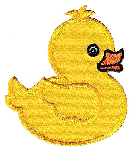 PatchMommy Ente Patch Aufnäher Applikation zum Aufbügeln Bügelbild - für Kleidung Jeans Jacken Kinder Baby von PatchMommy