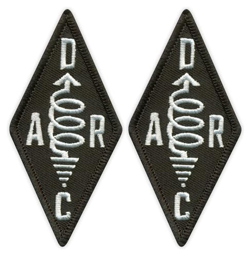 2er Set - Deutscher Amateur Radio Club - Diamant - Aufnäher - Bestickter Patch / Abzeichen / Emblem 2er Set - Deutscher Amateur Radio Club - Diamant - Aufnäher - Bestickter Patch / Abzeichen / Emblem von Patchion