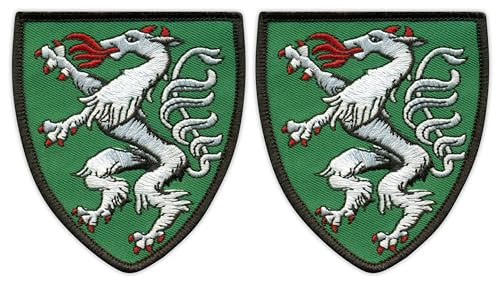 2er Set - Wappen der Steiermark - Aufnäher - bestickter Aufnäher / Abzeichen / Emblem von Patchion