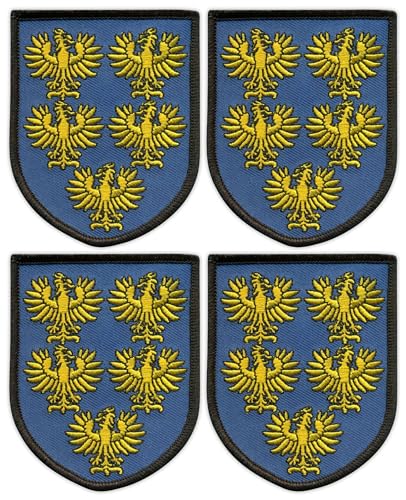 4er Set - Wappen Niederösterreich - Aufnähen - Bestickter Patch / Abzeichen / Emblem 4er Set - Wappen Niederösterreich - Aufnähen - Bestickter Patch / Abzeichen / Emblem von Patchion