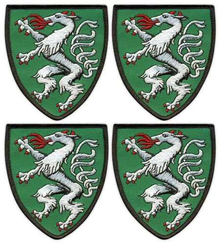 4er Set - Wappen Steiermark - Aufnäher - Bestickter Patch / Abzeichen / Emblem von Patchion