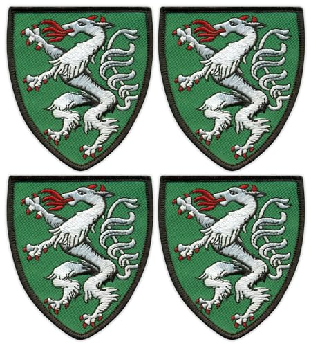 4er Set - Wappen Steiermark - Aufnäher - Bestickter Patch / Abzeichen / Emblem 4er Set - Wappen Steiermark - Aufnäher - Bestickter Patch / Abzeichen / Emblem von Patchion