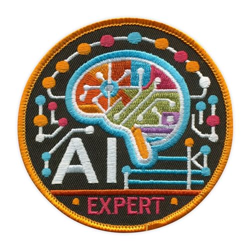 AI Expert – Künstliche Intelligenz – runde Form – zum Aufnähen – bestickter Aufnäher / Abzeichen / Emblem AI Expert – Künstliche Intelligenz – runde Form – zum Aufnähen – bestickter Aufnäher / Abzeichen / Emblem von Patchion