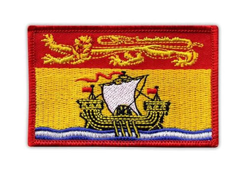 Aufnäher / Emblem, Motiv: Flagge von New Brunswick, VeIcro, Klettverschluss, Schwarz Aufnäher / Emblem, Motiv: Flagge von New Brunswick, VeIcro, Klettverschluss, Schwarz von Patchion