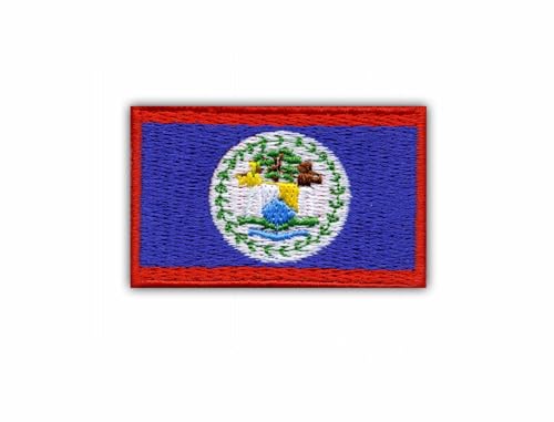 Aufnäher mit Flagge von Belize, bestickt, zum Aufnähen Aufnäher mit Flagge von Belize, bestickt, zum Aufnähen von Patchion