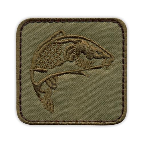 Carp Fish Jumping - Patch für CARP Hunter - Aufnäher - Bestickter Aufnäher / Abzeichen / Emblem Carp Fish Jumping - Patch für CARP Hunter - Aufnäher - Bestickter Aufnäher / Abzeichen / Emblem von Patchion