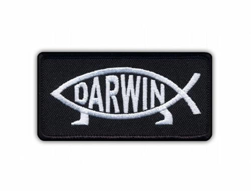 Darwin Fish Aufnäher / Abzeichen, bestickt von Patchion
