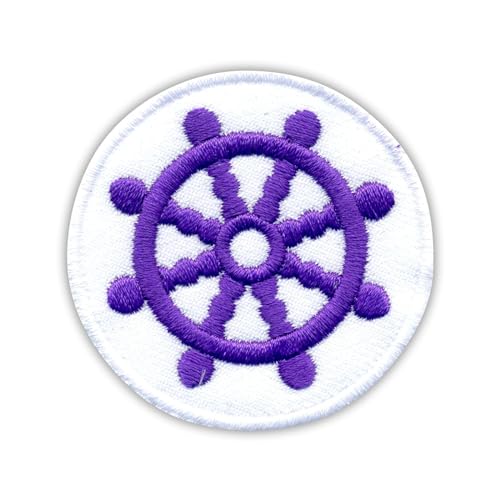 Dharma Wheel Aufnäher / Abzeichen / Emblem, bestickt Dharma Wheel Aufnäher / Abzeichen / Emblem, bestickt von Patchion