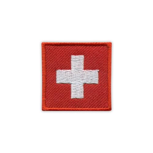 Flagge Schweiz - Aufnäher - bestickt - Abzeichen / Emblem Flagge Schweiz - Aufnäher - bestickt - Abzeichen / Emblem von Patchion
