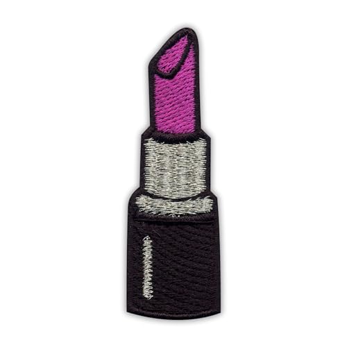 Lippenstift Pink Silber Aufnäher Patch Patch Aufnäher Emblem, bestickt Lippenstift Pink Silber Aufnäher Patch Patch Aufnäher Emblem, bestickt von Patchion