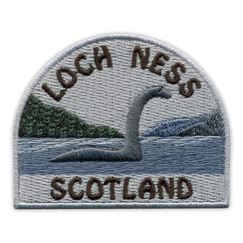 Loch Ness Monster – Nessie – Schottland – Aufnäher – bestickt von Patchion