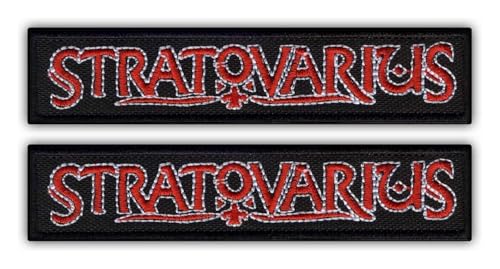 Patchion Stratovarius Aufnäher/Heißsiegelrückseite, bestickt, 2 Stück Patchion Stratovarius Aufnäher/Heißsiegelrückseite, bestickt, 2 Stück von Patchion