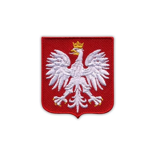 Patchion - Rot - Klein - Rechteckig - Aufbügeln - Aufnäher - 1 Stück - Embroidered Patch - Flagge - Traditionell/Embroidered von Patchion