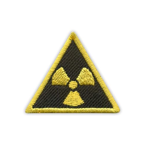 Radioactive Patch – Dreieck klein 3,8 cm – Aufnäher – bestickter Aufnäher / Abzeichen / Emblem von Patchion
