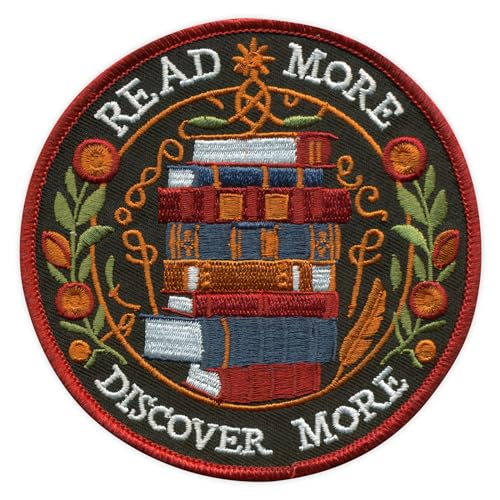 Read More – Entdecken Sie mehr – Bücherwurm – Bügeln/Heißsiegel-Rückseite – bestickter Aufnäher/Abzeichen/Emblem von Patchion