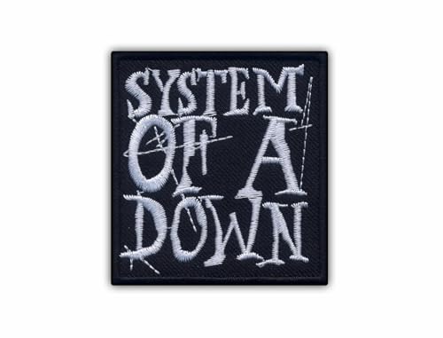 SYSTEM OF A DOWN - Aufnäher / Aufnäher / Abzeichen / Emblem, bestickt von Patchion