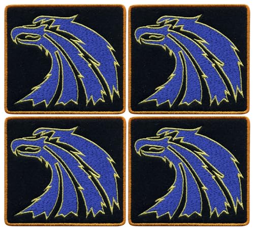 Set mit 4 Stalker – Söldner 2 – schwarzes VeIcro/Klettverschluss-Rückseite – bestickter Aufnäher/Abzeichen/Emblem von Patchion